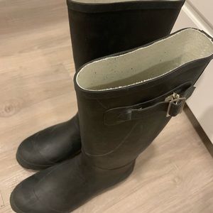 Black rain/ranch boots